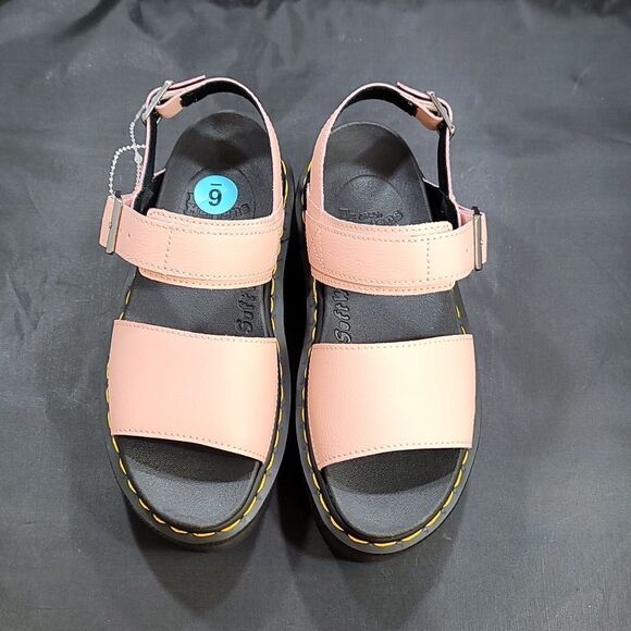 BRAND NEW DR MARTENS VOSS II ATHENA LEATHER STRAP PLATFORM SANDALS - Picture 2 of 16